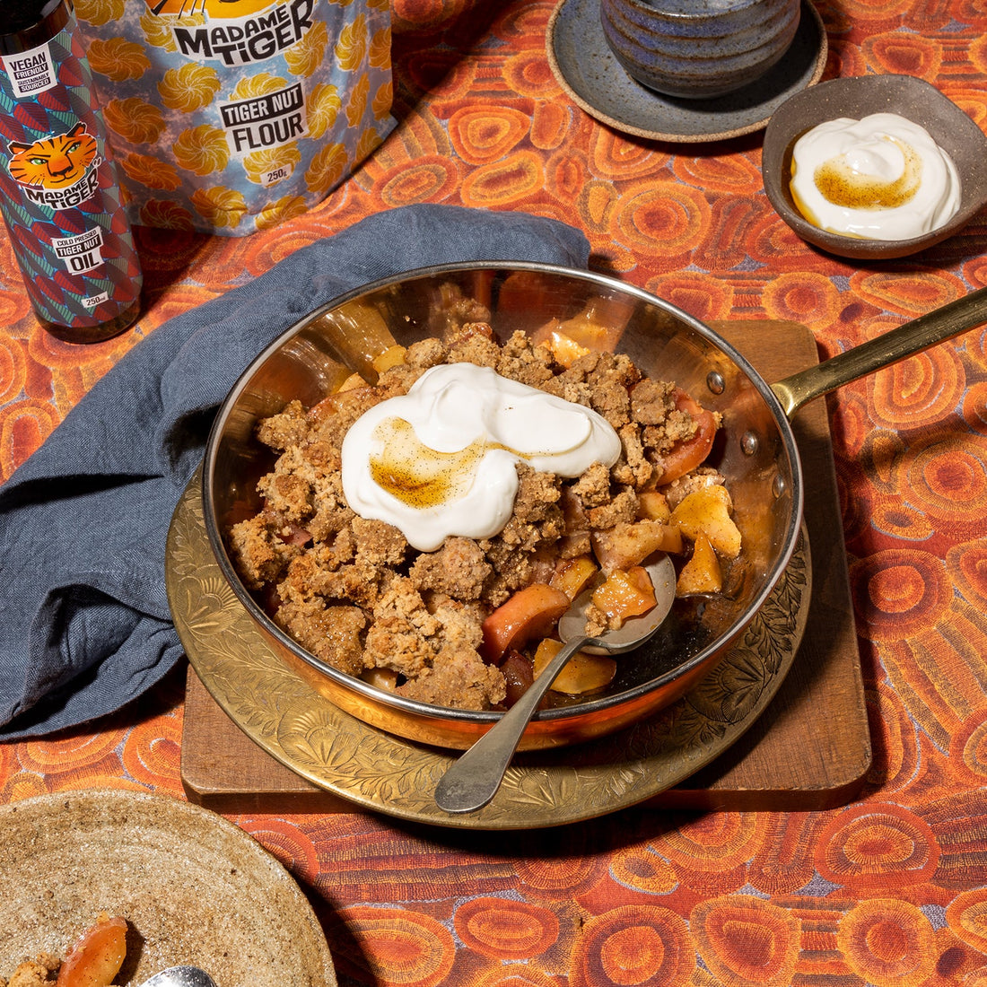 Not just an apple crumble... a tiger crumble!